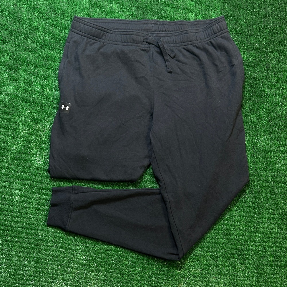 Athletic Under Armour Rival Fleece Joggers Black XXLT